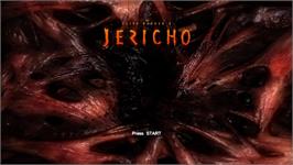 Title screen of Clive Barker's Jericho on the Microsoft Xbox 360.