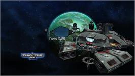 Title screen of Darkstar One - Broken Alliance on the Microsoft Xbox 360.