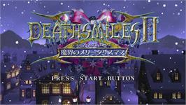 Title screen of Deathsmiles 2 on the Microsoft Xbox 360.