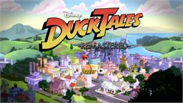 Title screen of Ducktales Remastered on the Microsoft Xbox 360.