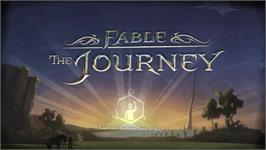 Title screen of Fable - The Journey on the Microsoft Xbox 360.