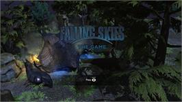 Title screen of Falling Skies - Le Jeu Vidéo on the Microsoft Xbox 360.