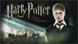 Title screen of Harry Potter Et L'ordre Du Phénix on the Microsoft Xbox 360.