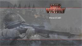 Title screen of Hour of Victory (PC) on the Microsoft Xbox 360.