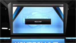 Title screen of Ihf Handball Challenge 14 on the Microsoft Xbox 360.