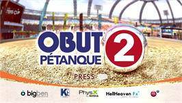 Title screen of Obut Pétanque 2 on the Microsoft Xbox 360.