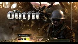 Title screen of Outfit, The on the Microsoft Xbox 360.