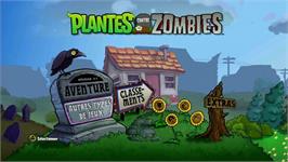 Title screen of Plants Vs Zombies - Garden Warfare on the Microsoft Xbox 360.