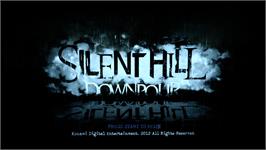 Title screen of Silent Hill - Downpour on the Microsoft Xbox 360.