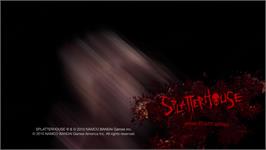 Title screen of Splatterhouse on the Microsoft Xbox 360.