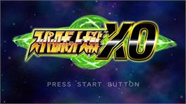 Title screen of Super Robot Wars Xo on the Microsoft Xbox 360.