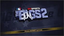 Title screen of The BIGS 2 on the Microsoft Xbox 360.