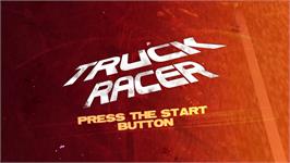 Title screen of Truck Racer on the Microsoft Xbox 360.