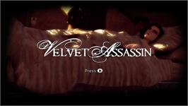 Title screen of Velvet Assassin on the Microsoft Xbox 360.