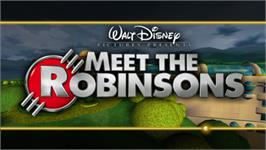 Title screen of Walt Disney Pictures Presents Meet the Robinsons on the Microsoft Xbox 360.