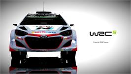 Title screen of Wrc 5 on the Microsoft Xbox 360.