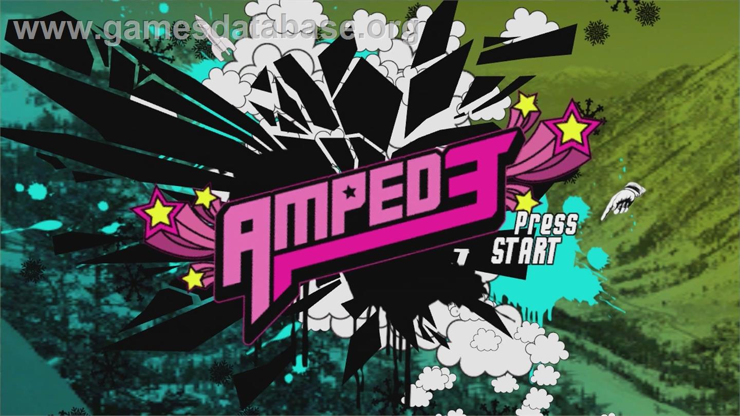 Amped 3 - Microsoft Xbox 360 - Artwork - Title Screen