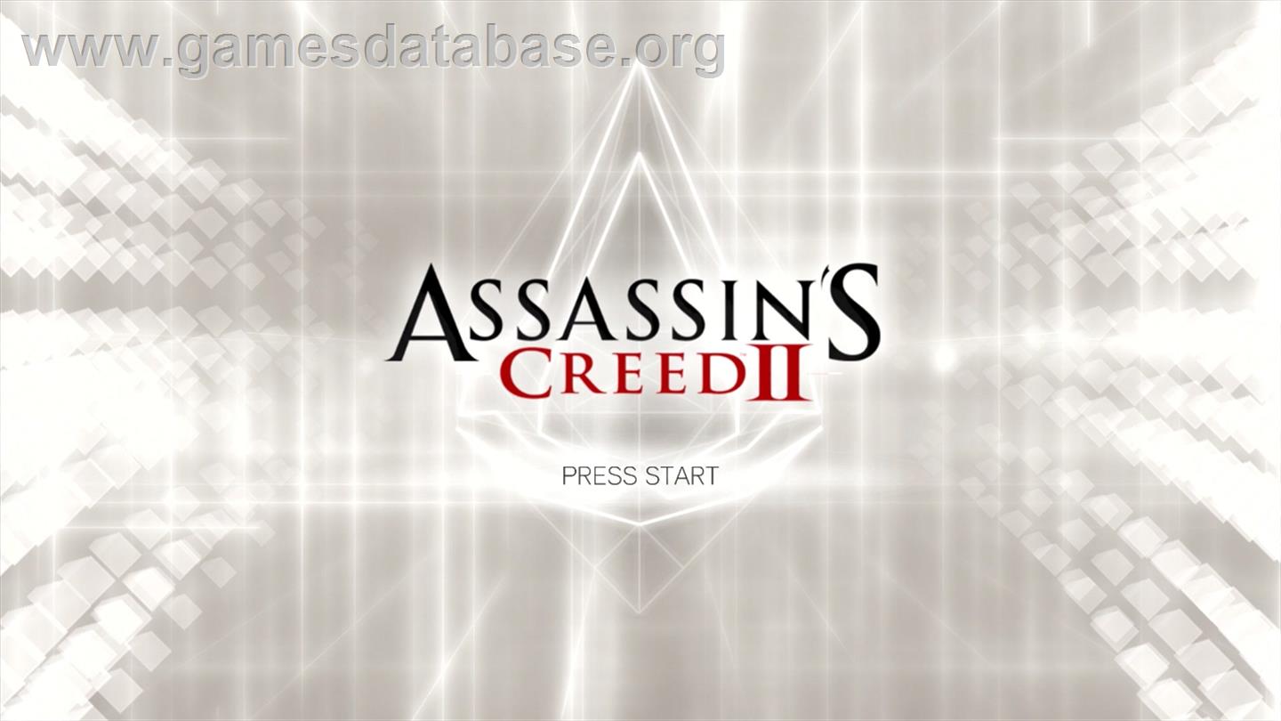 Assassin's Creed 2 - Microsoft Xbox 360 - Artwork - Title Screen