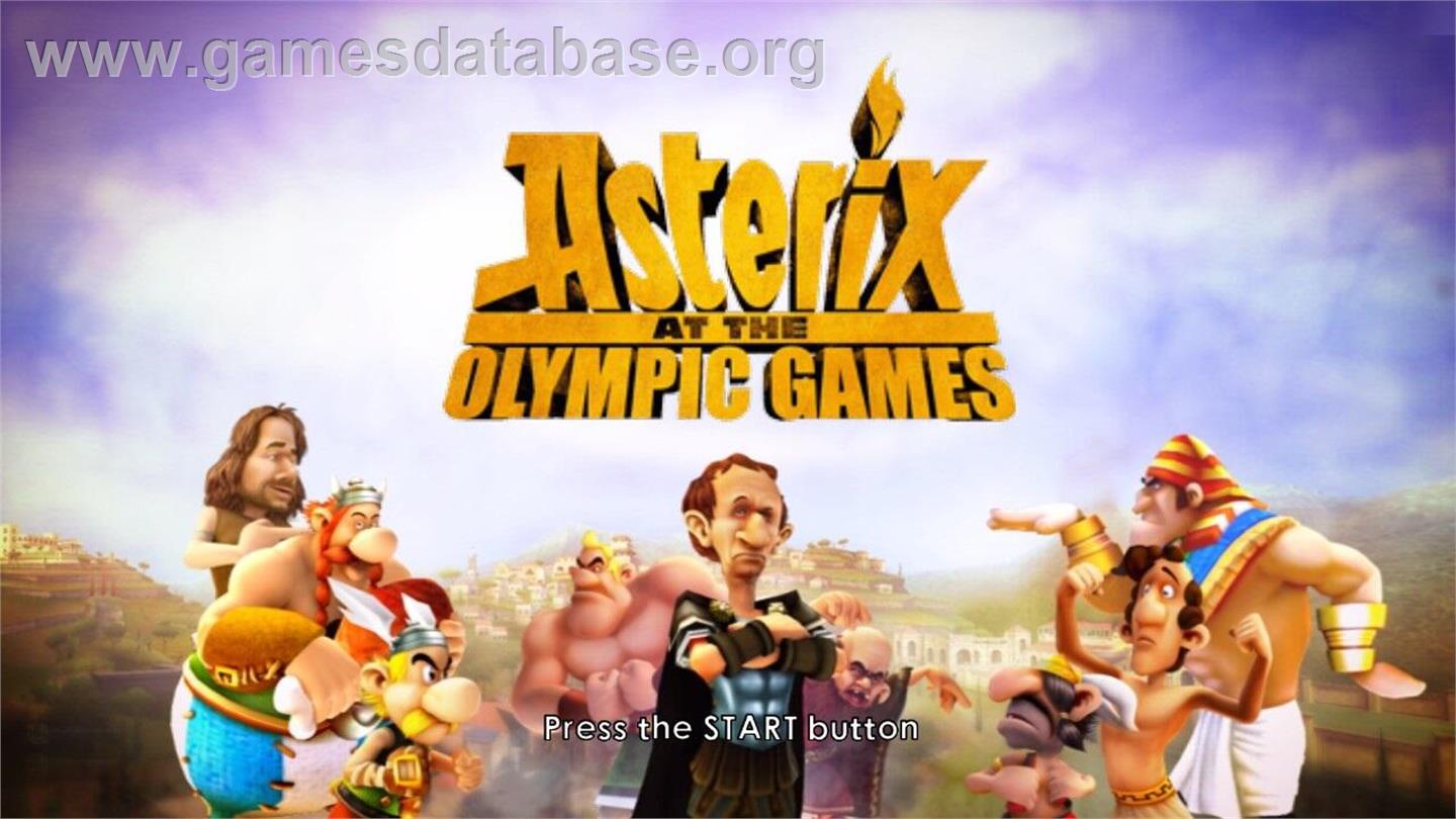 Astérix Aux Jeux Olympiques - Microsoft Xbox 360 - Artwork - Title Screen