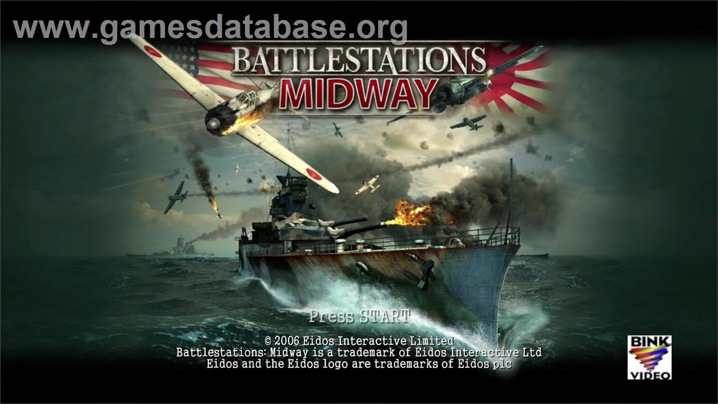 Battlestations: Midway - Microsoft Xbox 360 - Artwork - Title Screen