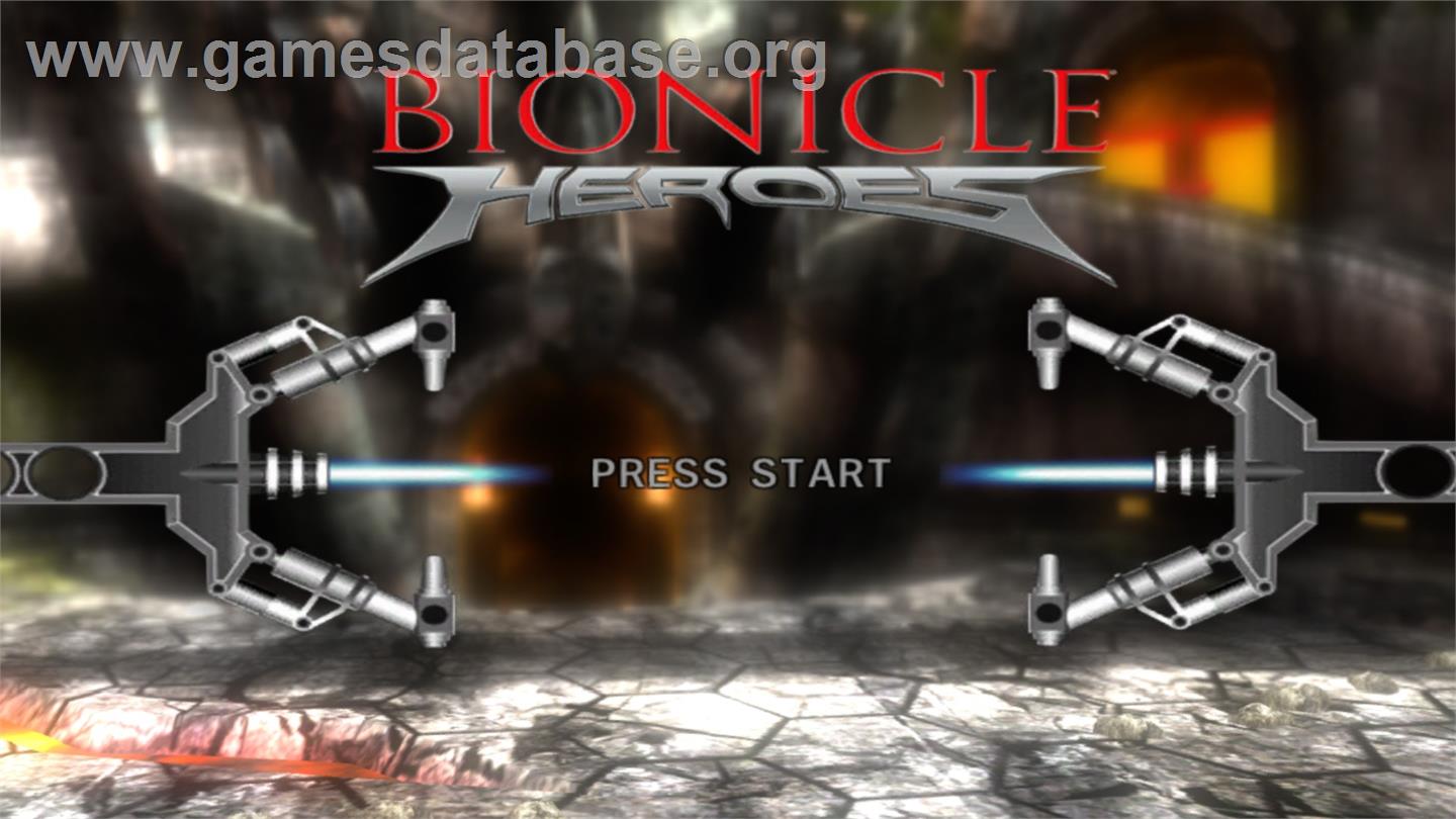 Bionicle Heroes - Microsoft Xbox 360 - Artwork - Title Screen