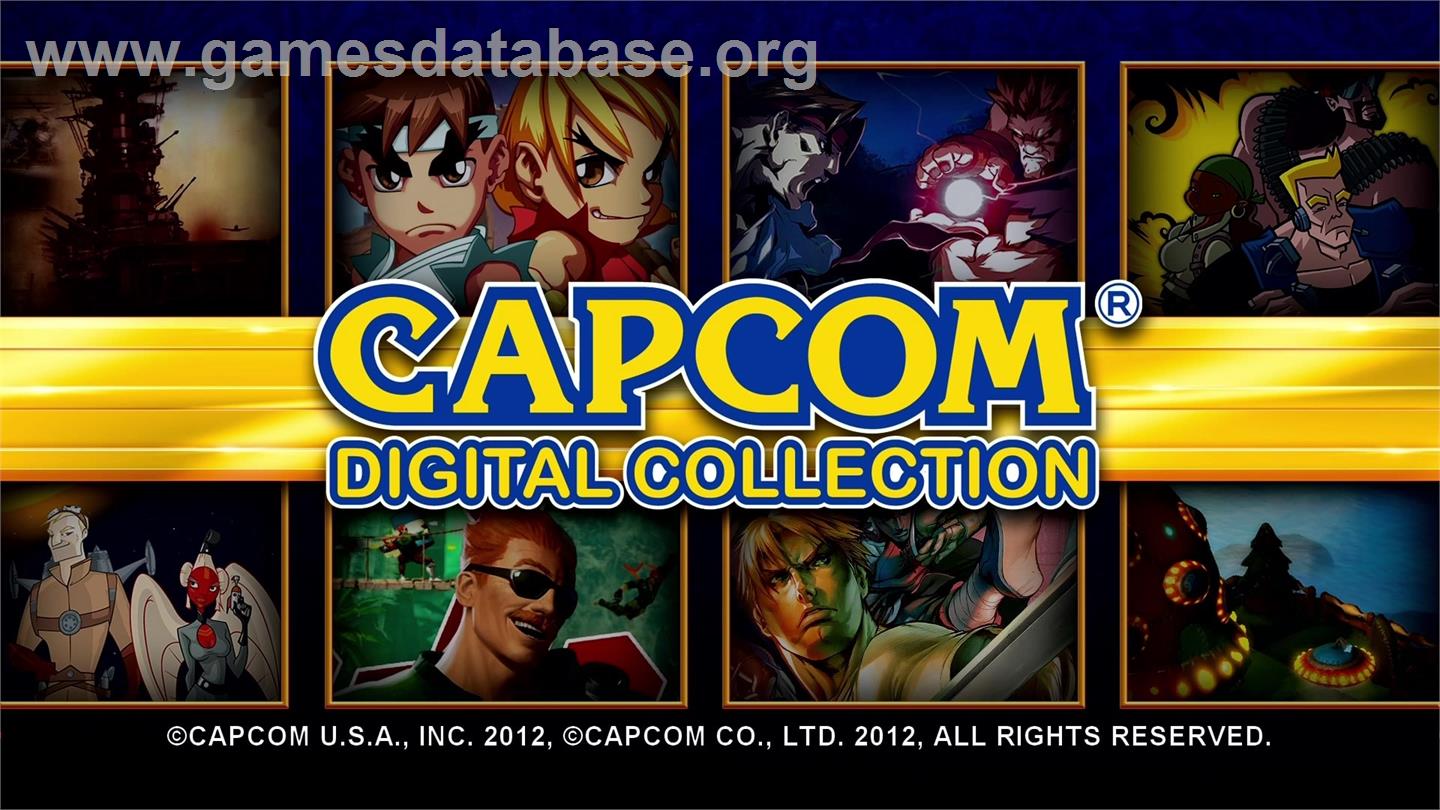 Capcom Digital Collection - Microsoft Xbox 360 - Artwork - Title Screen