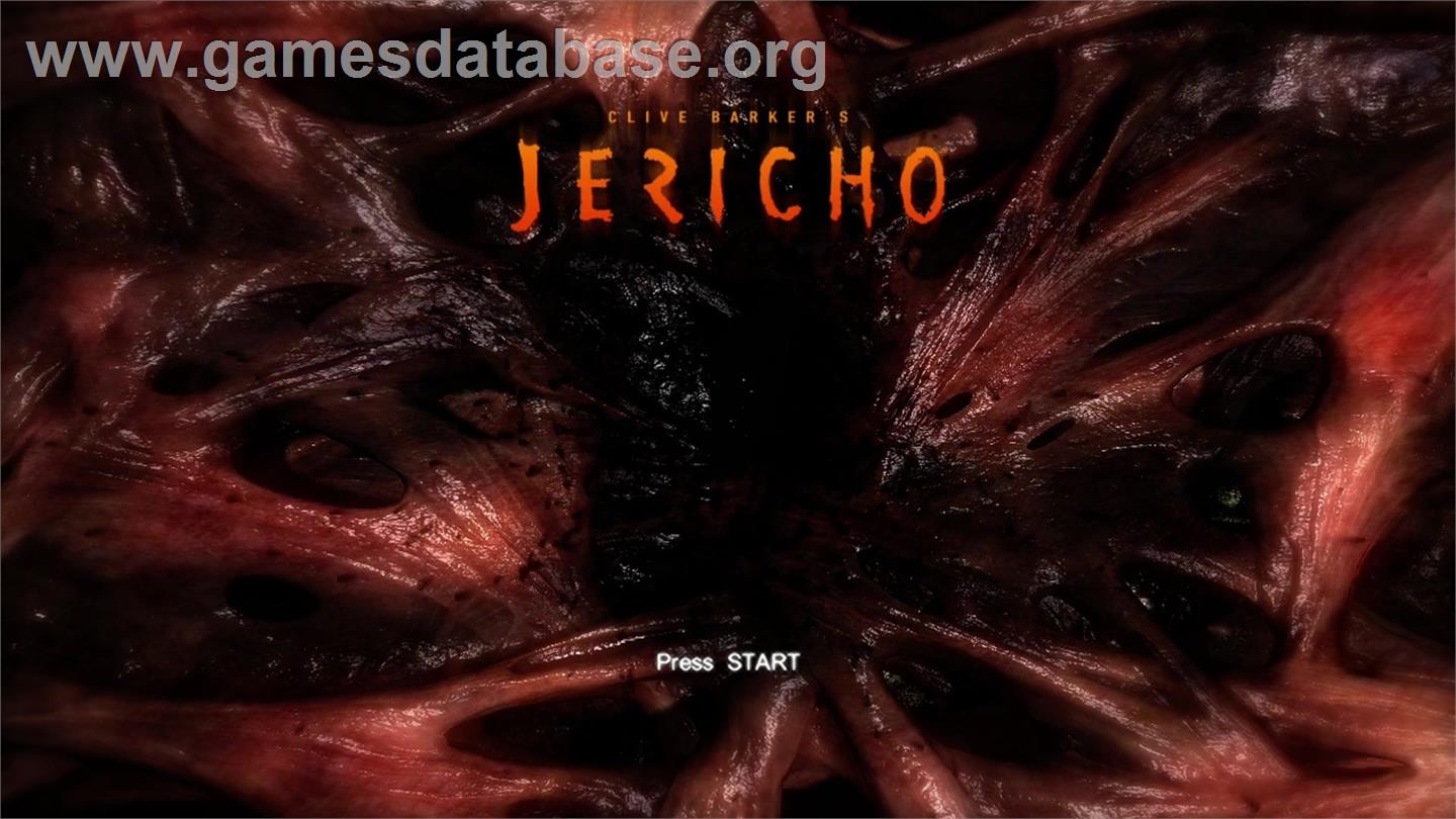 Clive Barker's Jericho - Microsoft Xbox 360 - Artwork - Title Screen