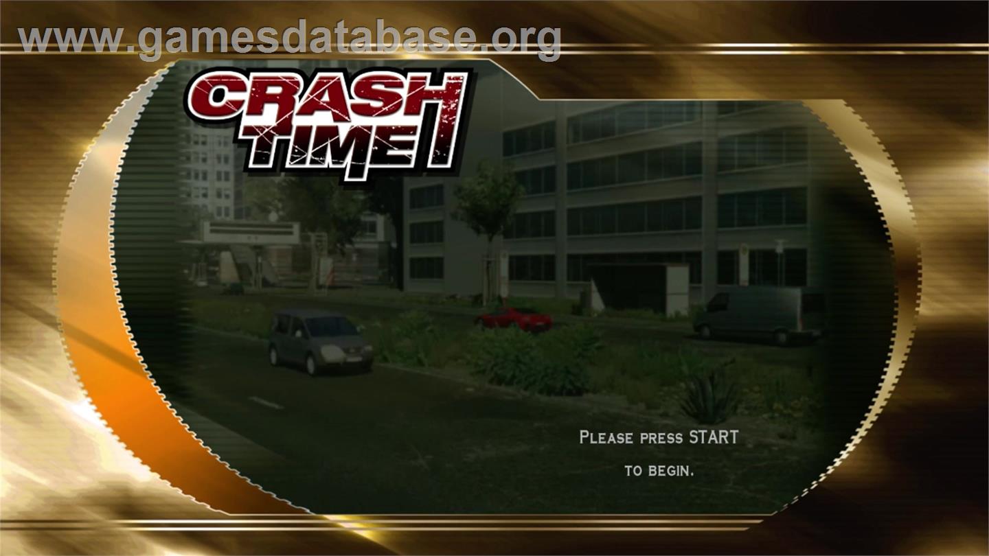 Crash Time 3 - Microsoft Xbox 360 - Artwork - Title Screen