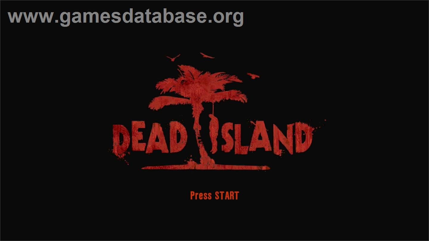 Dead Island - Microsoft Xbox 360 - Artwork - Title Screen