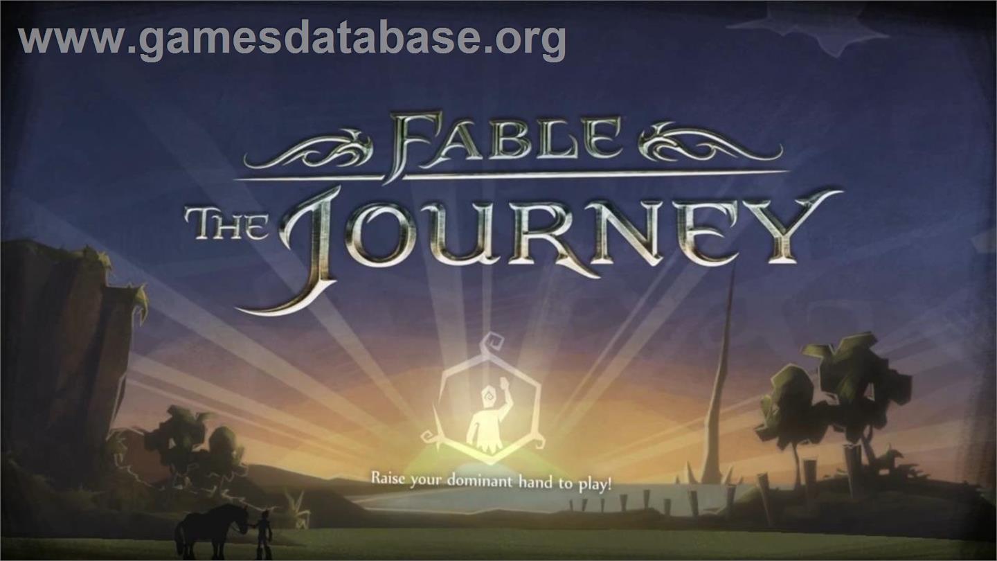 Fable - The Journey - Microsoft Xbox 360 - Artwork - Title Screen