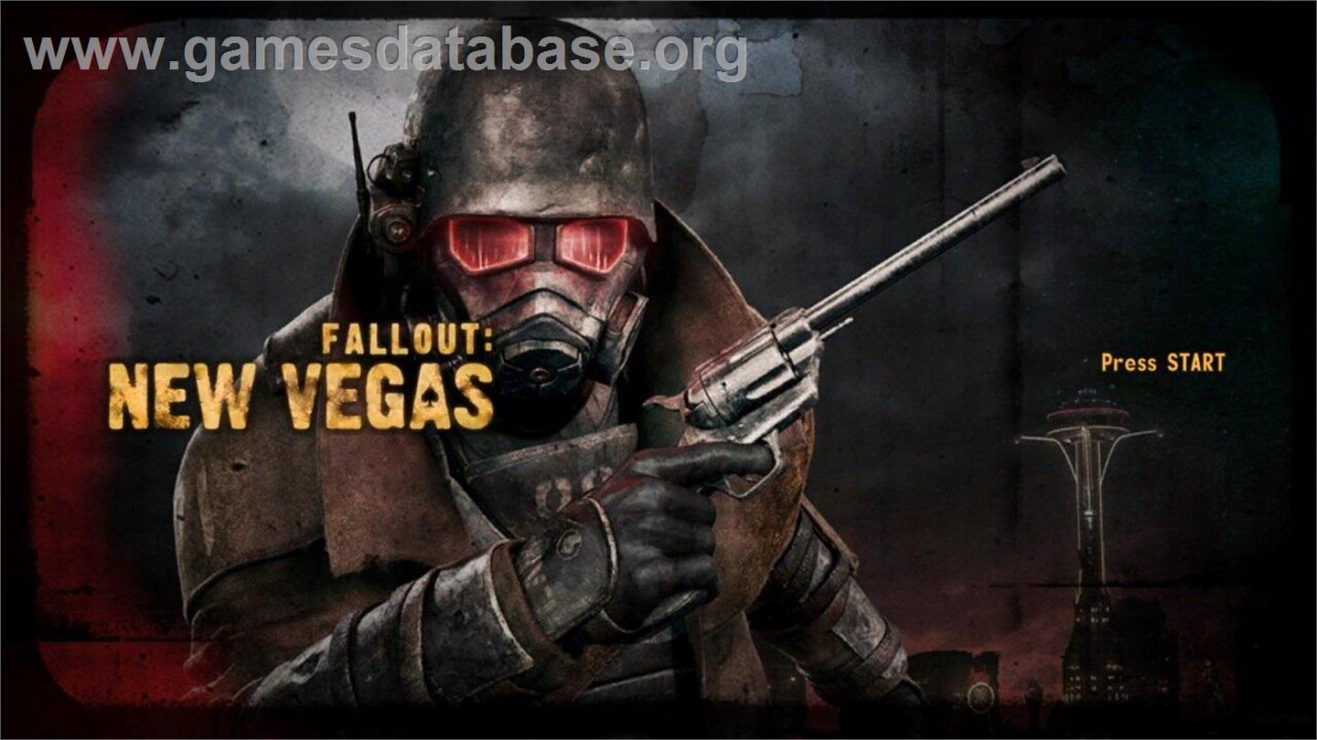 Fallout New Vegas - Microsoft Xbox 360 - Artwork - Title Screen