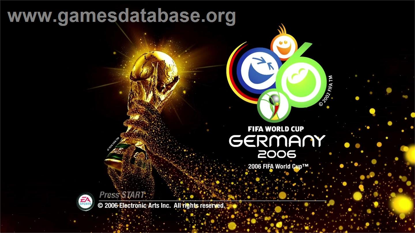 Fifa 06 - En Route Pour La Coupe Du Monde - Microsoft Xbox 360 - Artwork - Title Screen
