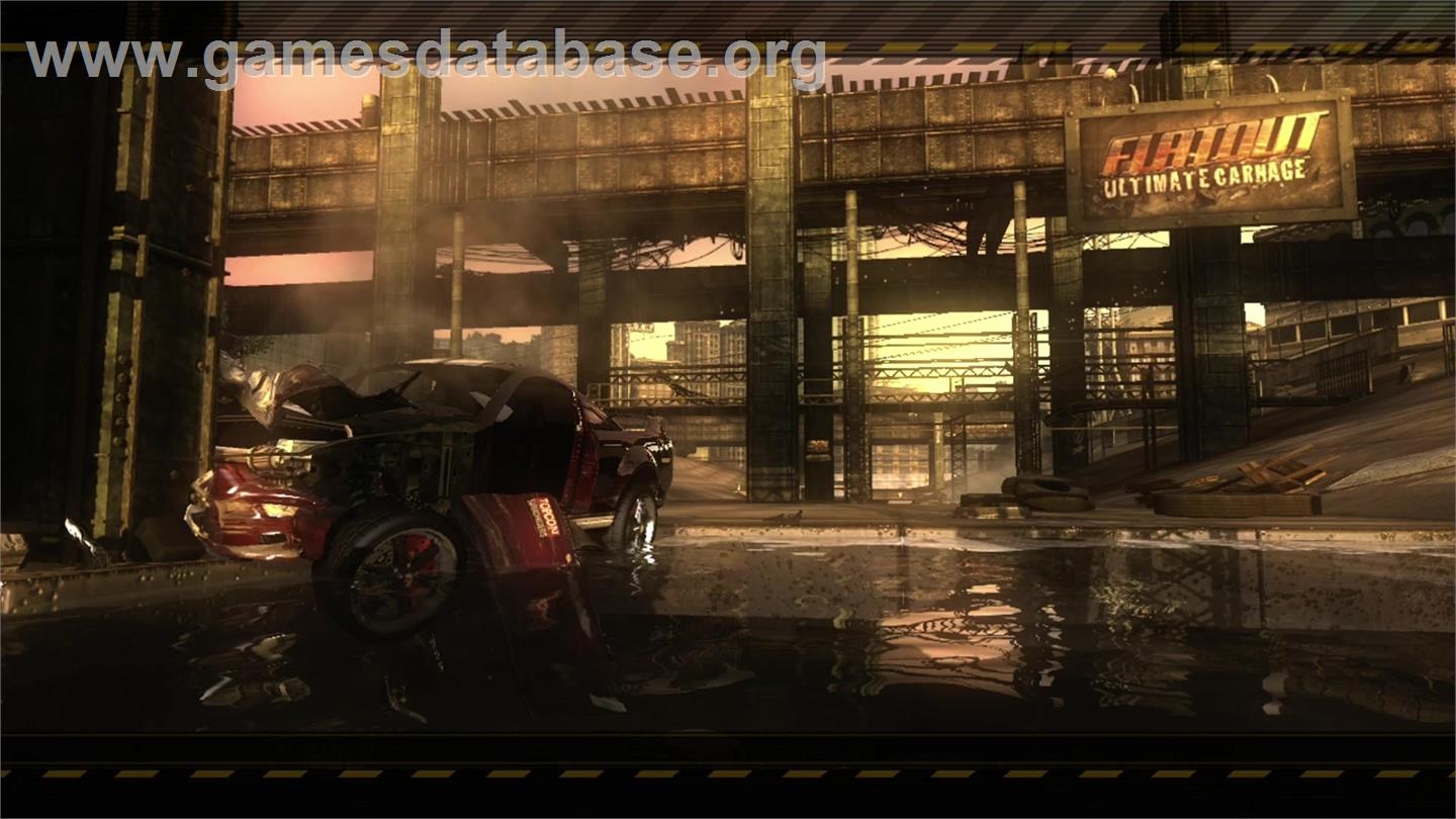 Flatout Ultimate Carnage - Microsoft Xbox 360 - Artwork - Title Screen