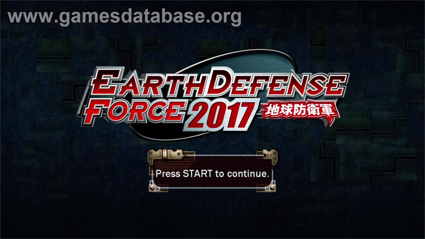 Force De Défense Terrestre 2017 - Microsoft Xbox 360 - Artwork - Title Screen