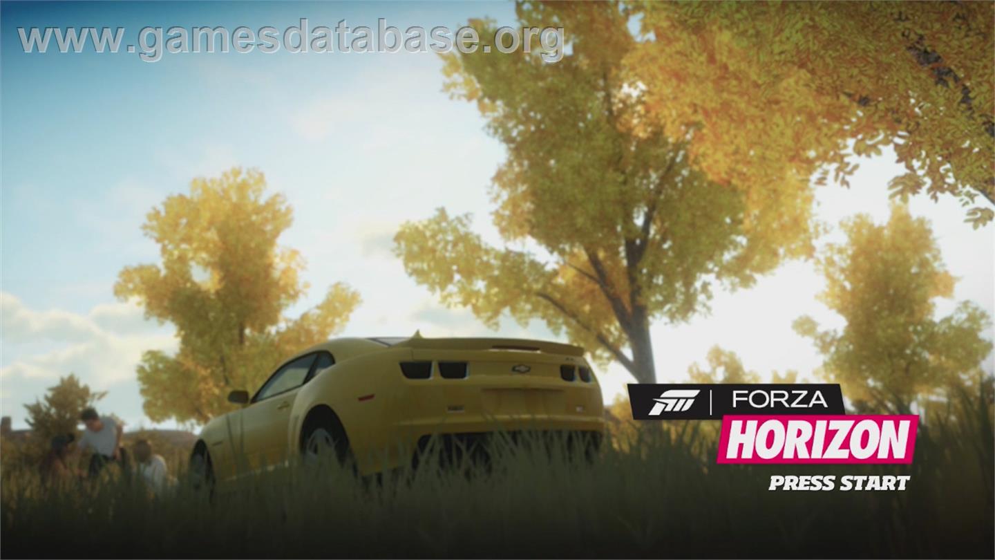 Forza Horizon - Microsoft Xbox 360 - Artwork - Title Screen