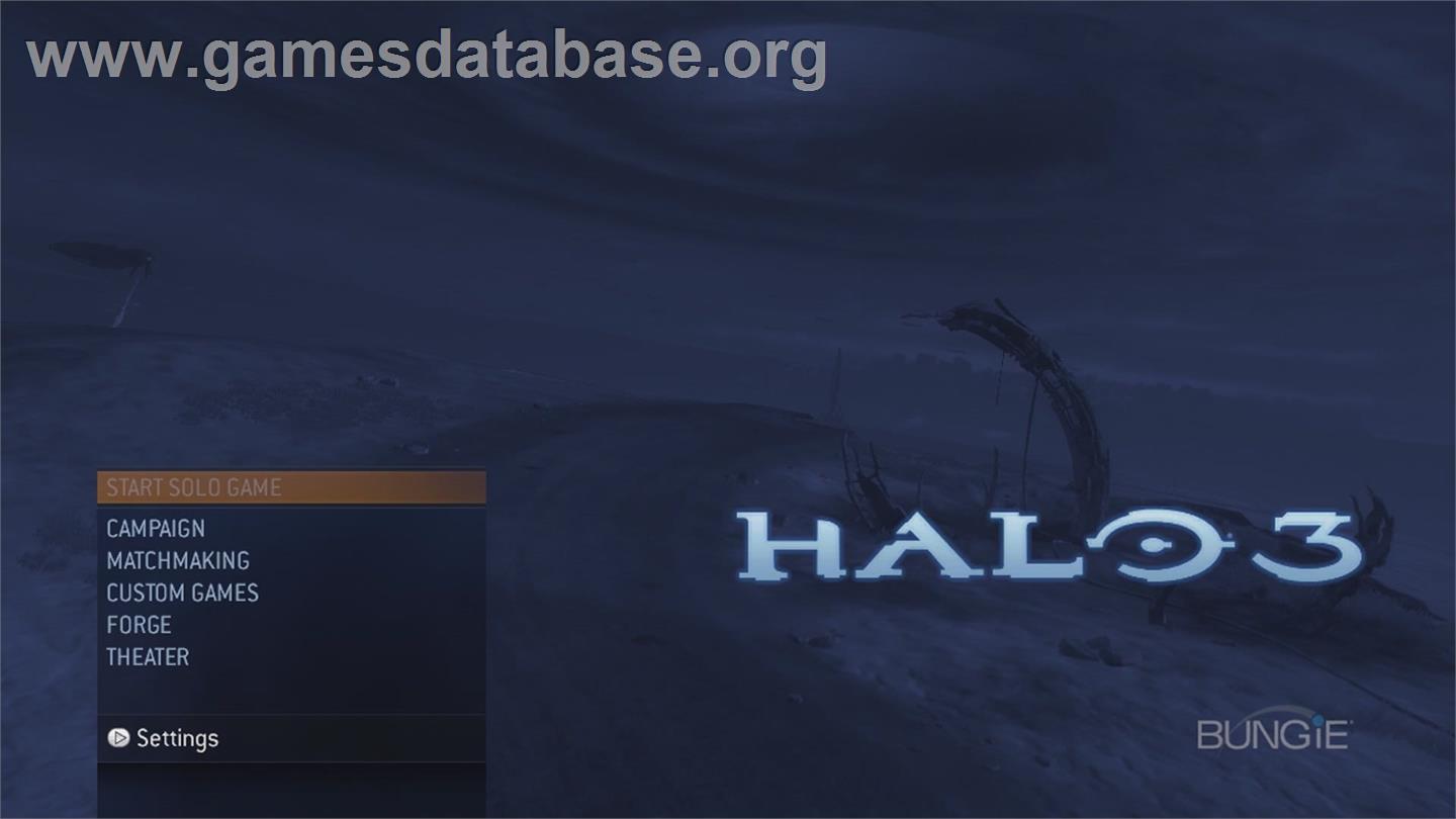Halo 3: ODST - Microsoft Xbox 360 - Artwork - Title Screen