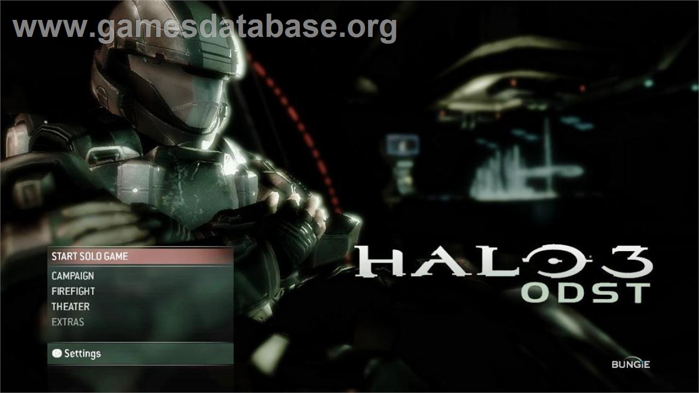 Halo 3 - Odst - Microsoft Xbox 360 - Artwork - Title Screen