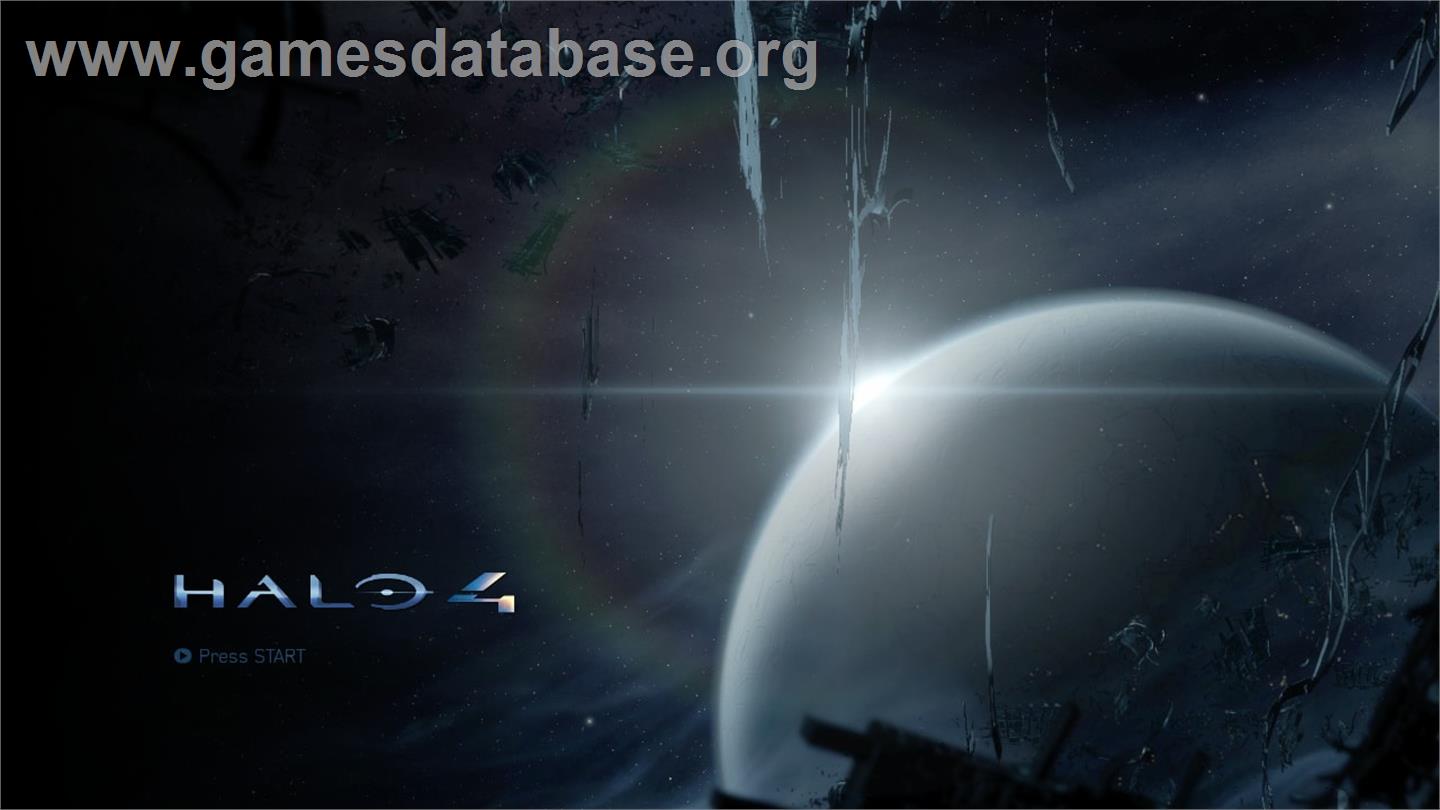 Halo 4 - Microsoft Xbox 360 - Artwork - Title Screen