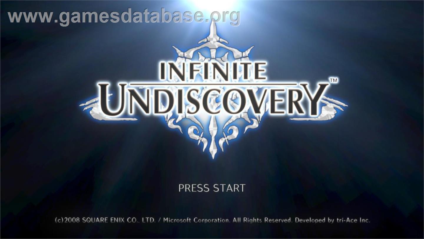 Infinite Undiscovery - Microsoft Xbox 360 - Artwork - Title Screen