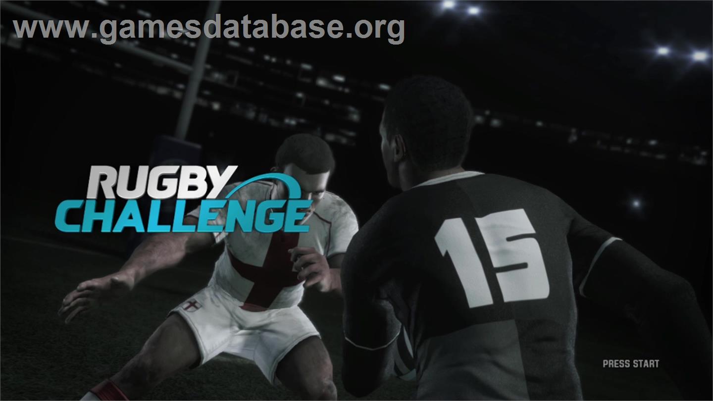 Jonah Lomu Rugby Challenge - Microsoft Xbox 360 - Artwork - Title Screen