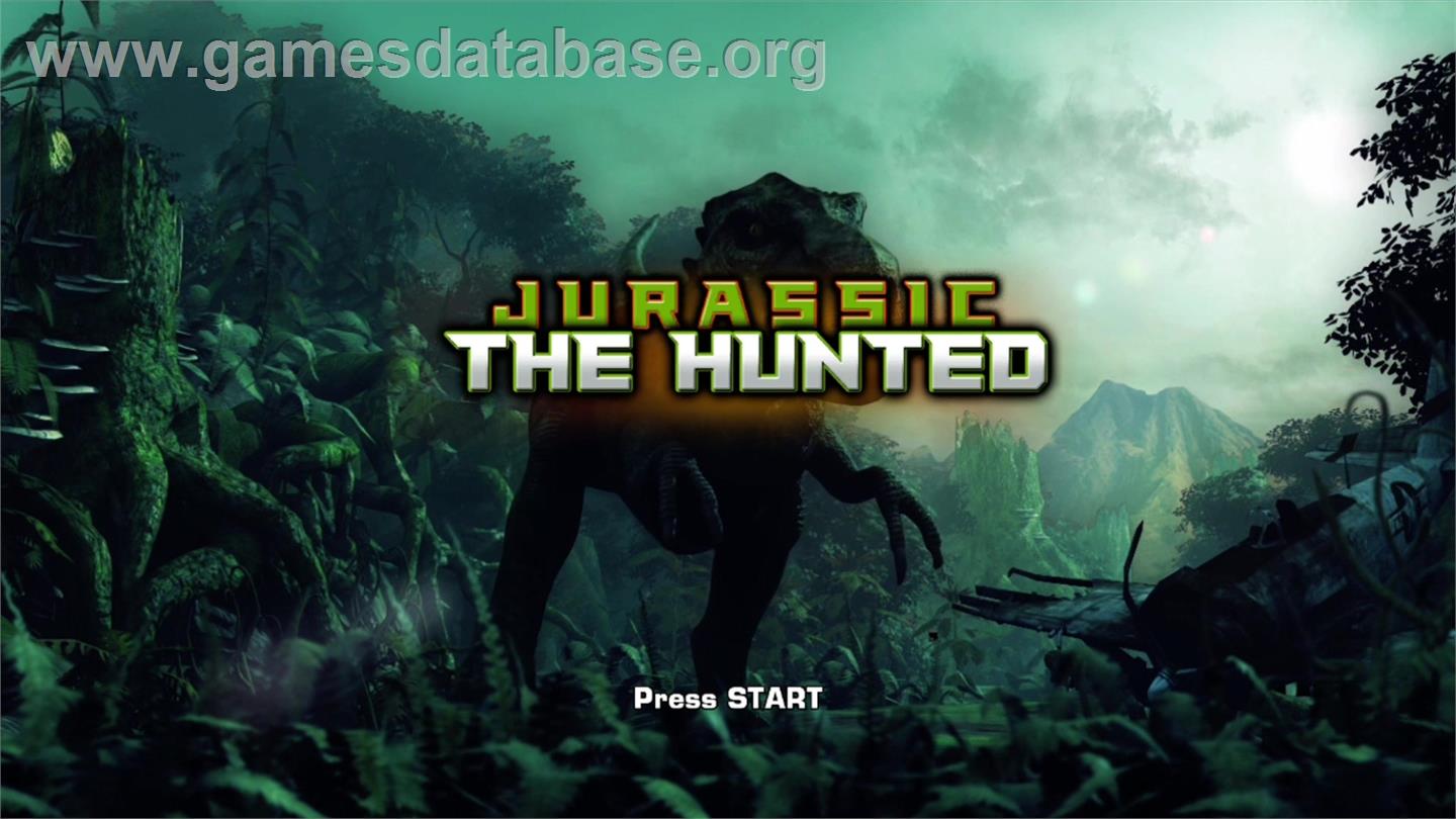Jurassic: The Hunted - Microsoft Xbox 360 - Artwork - Title Screen