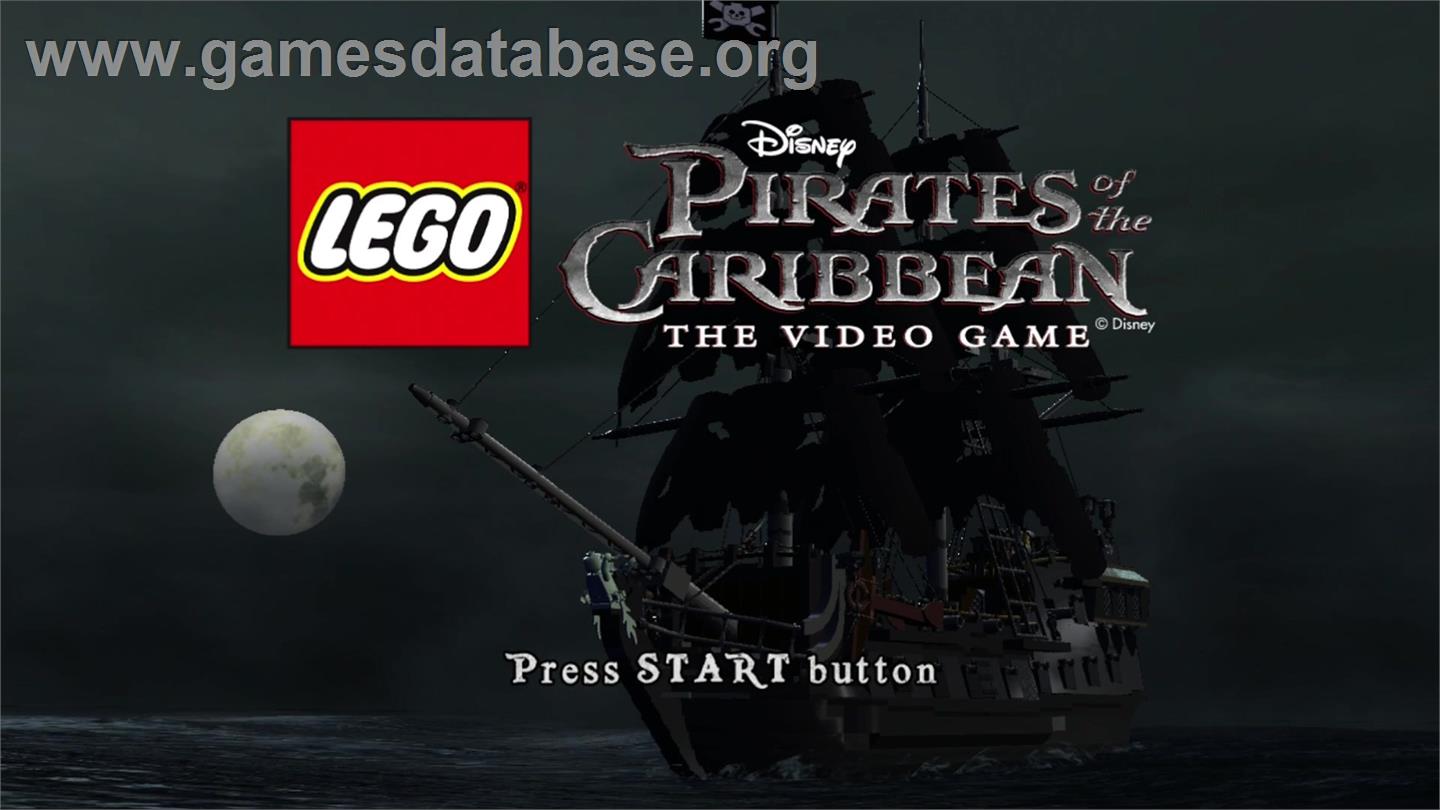 LEGO Pirates of the Caribbean: The Video Game - Microsoft Xbox 360 - Artwork - Title Screen