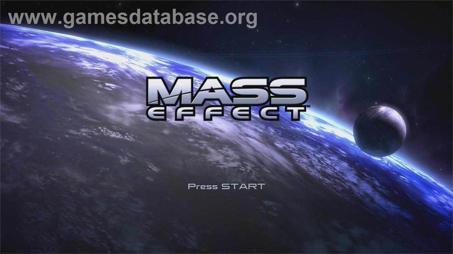 Mass Effect - Microsoft Xbox 360 - Artwork - Title Screen