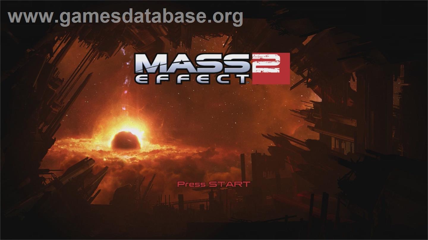Mass Effect 2 - Microsoft Xbox 360 - Artwork - Title Screen