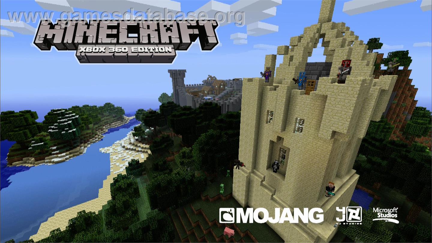 Minecraft - Microsoft Xbox 360 - Artwork - Title Screen