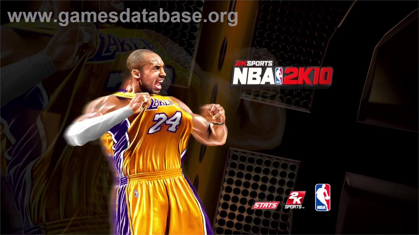 NBA 2K10 - Microsoft Xbox 360 - Artwork - Title Screen