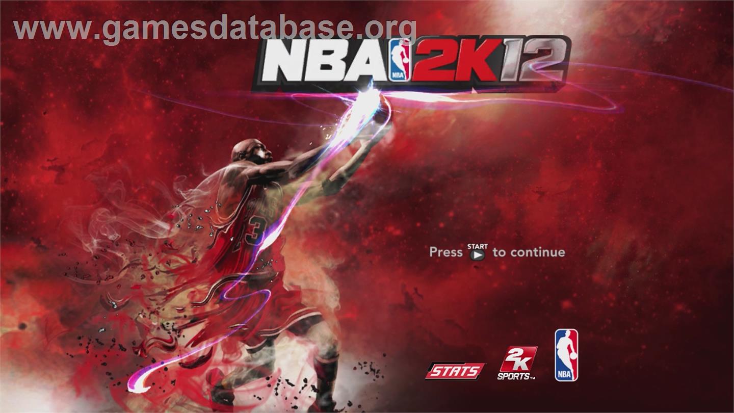 NBA 2K12 - Microsoft Xbox 360 - Artwork - Title Screen