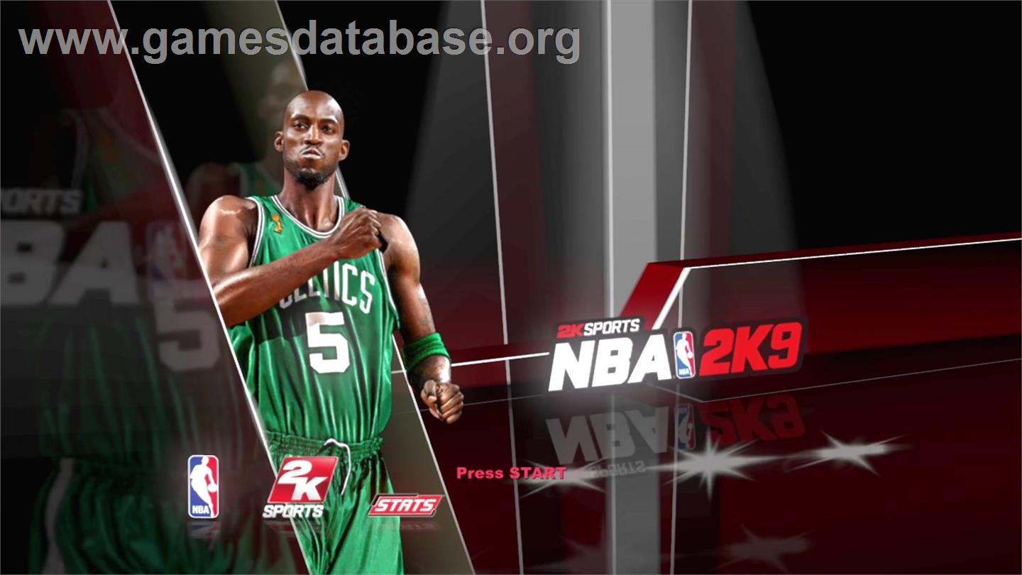 NBA 2K9 - Microsoft Xbox 360 - Artwork - Title Screen