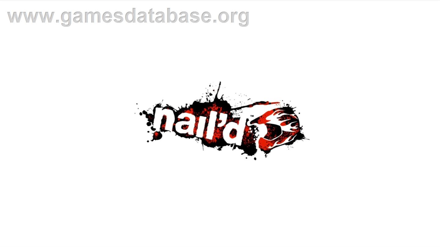 Nail'd - Microsoft Xbox 360 - Artwork - Title Screen