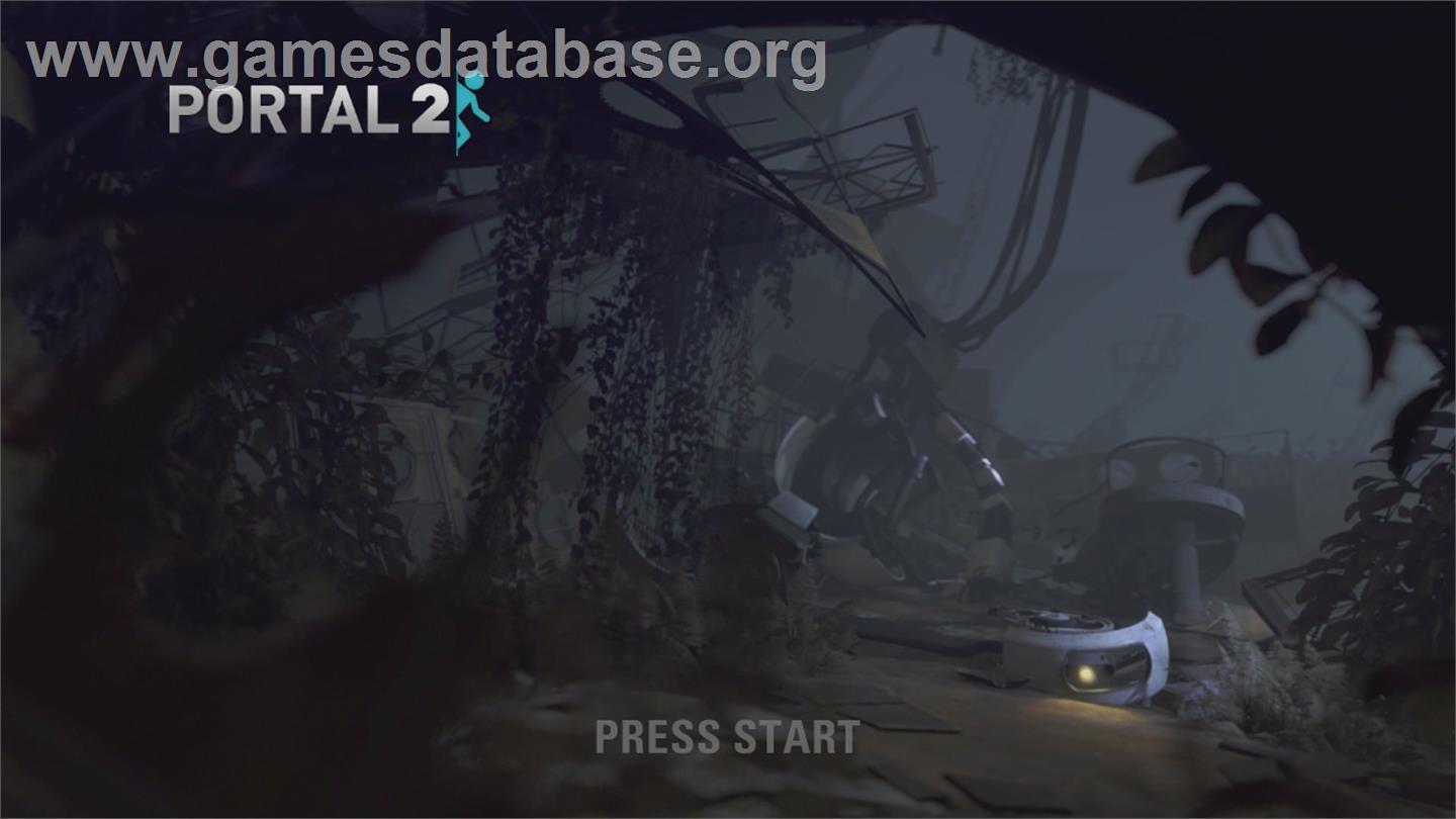 Portal 2 - Microsoft Xbox 360 - Artwork - Title Screen